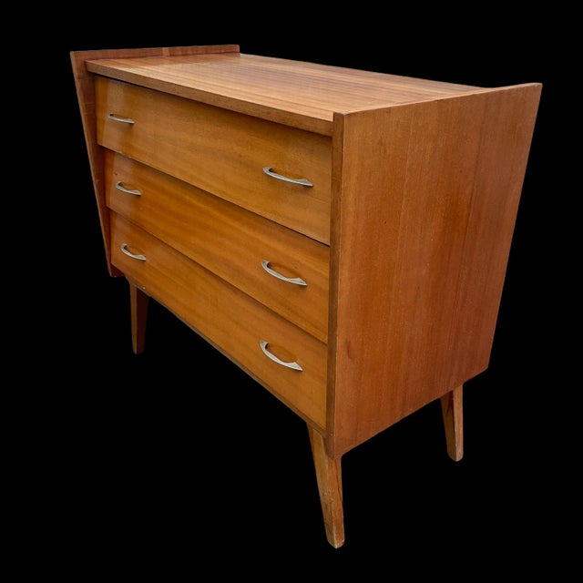 Wood Scandinavian Dresser with 3 Drawers, 1960s For Sale - Image 7 of 13
