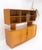 1970s Danish Mid-Century Modern Teak Credenza Tambour Doors Hutch For Sale - Image 5 of 12