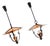 Large Vintage Pendant Lights in Heavy Metal and Copper, 1930s, Set of 2 For Sale