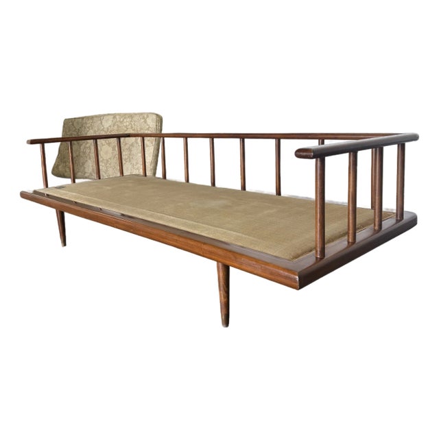 1950s Mid Century Modern Modernage Spindle Back Sofa For Sale