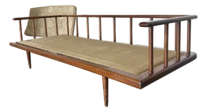 1950s Mid Century Modern Modernage Spindle Back Sofa