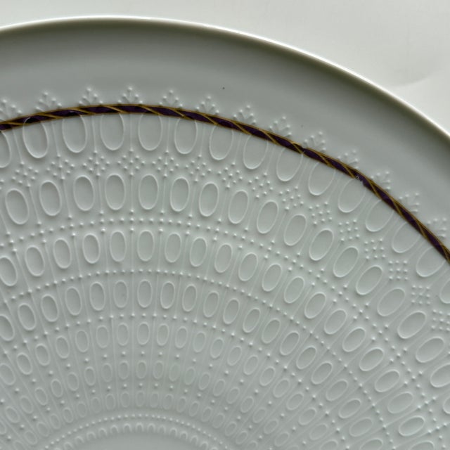 Rosenthal Romanze Orchidee Cake Plate by Björn Wiinblad for Rosenthal Studio Linie, Germany, 1979 For Sale - Image 4 of 6