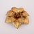 Vintage Italian Gold Leaf Flush Mount or Wall Sconce by Masca, 1970s For Sale - Image 6 of 8