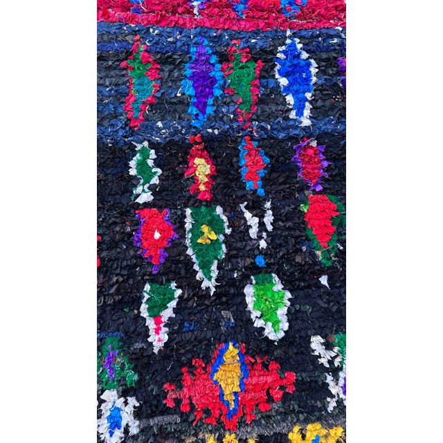 1980s Moroccan Colorful Vintage Rug - 4'2" X 7'5" Ft For Sale In Cleveland - Image 6 of 8
