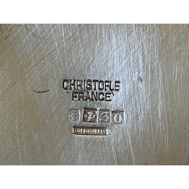 Silver Christofle French "Sully" Silver Plated Champagne Bucket, C. 1970's For Sale - Image 8 of 9