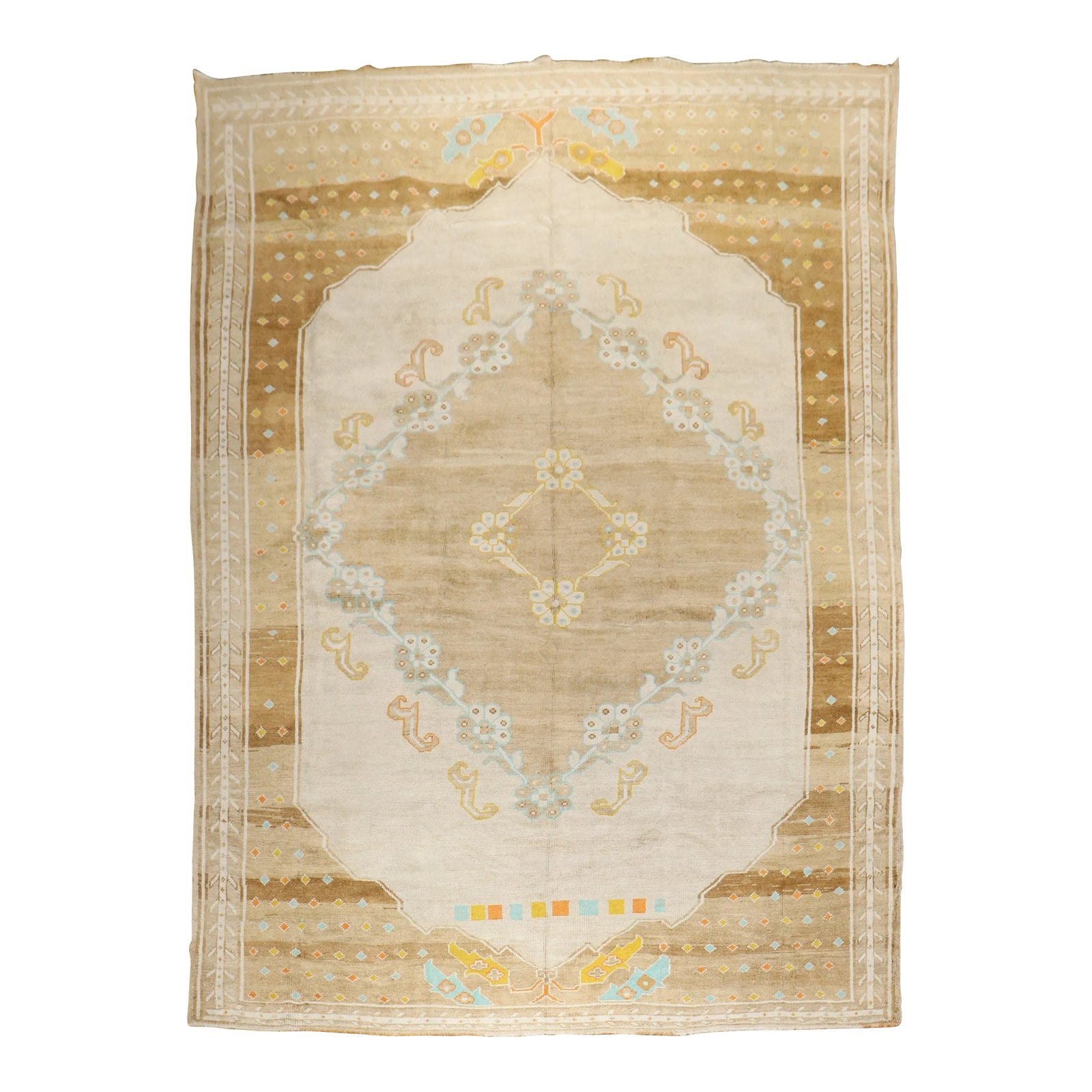 Mid 20th Century Beautiful Room Size Turkish Kars Rug, 9'4'' X 13'8 ...