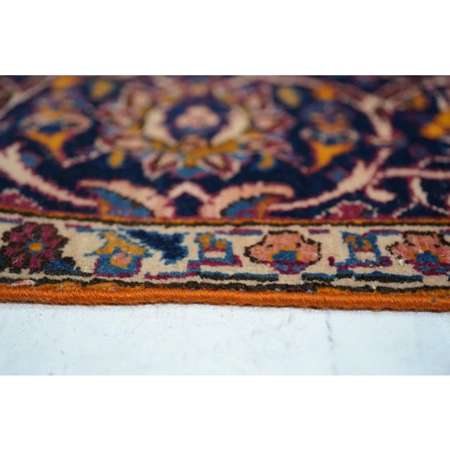 1940s 1940s Vintage Kashan Rug 4'4'' x 6'10'' For Sale - Image 5 of 9