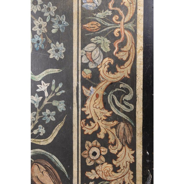 Late 19th Century Late 19th Century Monumental Italian Scagliola Dining Table on Carved Stone Scroll Bases For Sale - Image 5 of 7