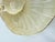 1970s Vintage Lenox Ivory Porcelain Shell Serving Platter With Gold Trim and Dip Bowl For Sale - Image 5 of 12