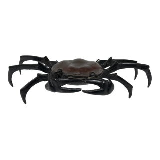 Study of a Large Japanese Bronze Crab, Sculpture For Sale
