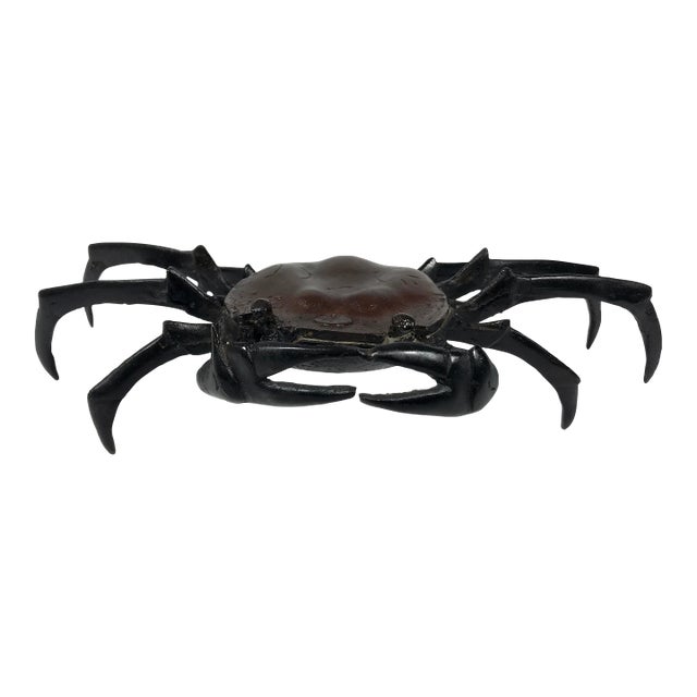 Study of a Large Japanese Bronze Crab, Sculpture For Sale
