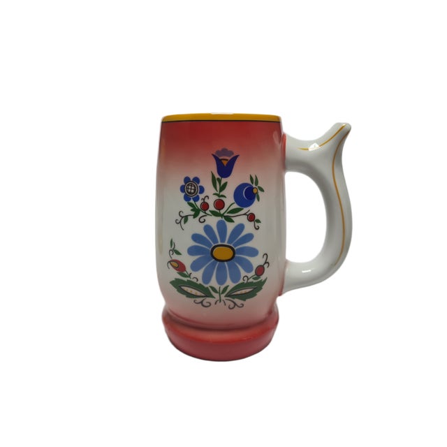 Red Postmodern Beer Cup from Lubjana, Poland, 1970s For Sale - Image 8 of 8