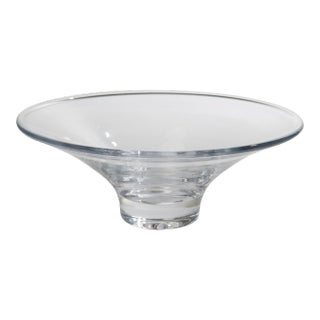 1990s Simon Pearce Flaring Glass Bowl For Sale
