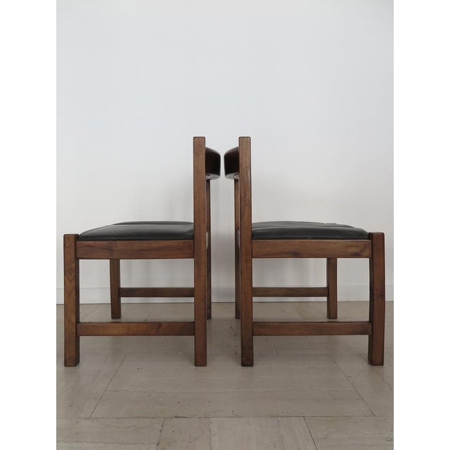 1960s Italian Dining Chairs by Giovanni Michelucci for Poltronova, 1964, Set of 4 For Sale - Image 5 of 18