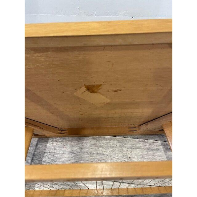 Mid-Century Side Table from Drevopodnik Holesov, 1960s For Sale - Image 6 of 7