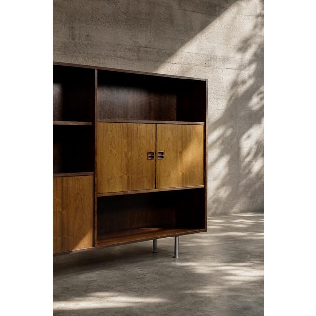 Mid-Century Modern Scandinavian Rosewood Highboard with Bar from Æ. Jensen & T. Mølholm, 1960s For Sale - Image 13 of 18