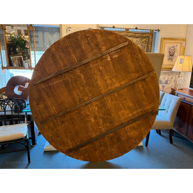 Irish Pine Wood Display/Dining Table, 78 Inches For Sale In San Francisco - Image 6 of 12