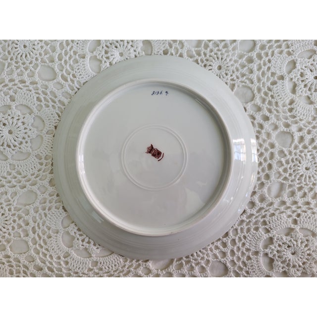 Early 1900s Ernst Wahliss Turn Vienna Austria Porcelain Plates With Fish - Set of 2 For Sale - Image 9 of 10