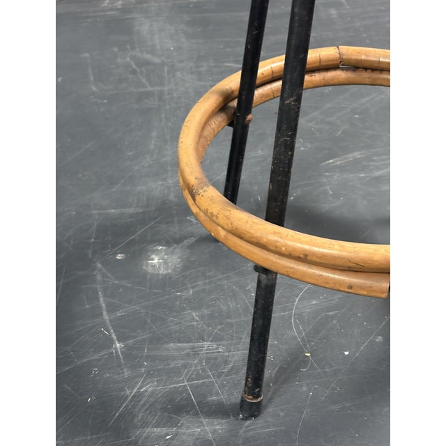 Mid-Century Dutch Rattan Bamboo Bar Stools by Dirk Van Sliedrecht for Rohé Noordwolde, 1950s For Sale - Image 17 of 18