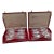 1970s Silver Set of 12 Pastry Forks, Du Barry with Red Cases- Set of 12 For Sale