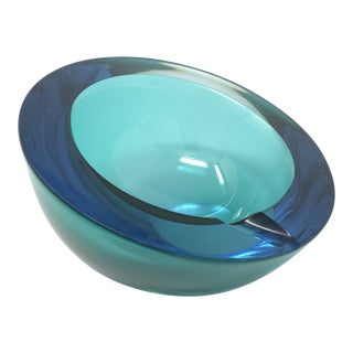 Mid-Century Viking Glass Ashtray For Sale