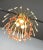 Metal Chandelier attributed to P. Venini, Italy, 1970s For Sale - Image 7 of 11