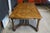 1960s English William & Mary Style Parquetry Oak Refectory Draw Leaf Dining Table For Sale - Image 10 of 12