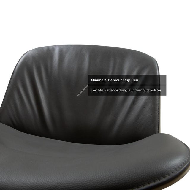 Animal Skin Nuez Leather Bar Stools from Andreu World, Set of 8 For Sale - Image 7 of 13