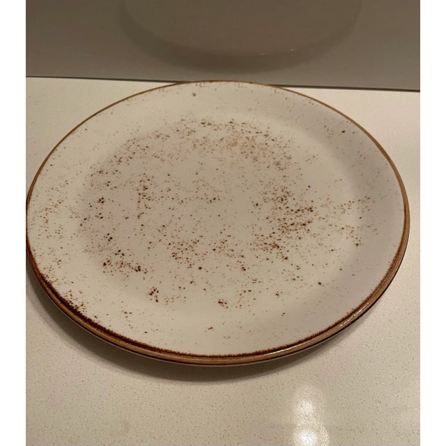 Late 20th Century Steelite Performance Coupe Craft White Dinner Plate, England For Sale - Image 4 of 7