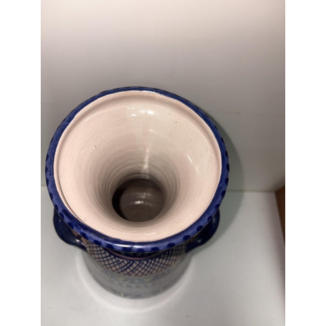 Vintage Vietri Vase, 1950 For Sale - Image 4 of 7
