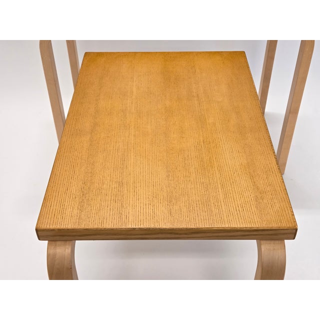 Nesting Tables by Alvar Aalto for Artek, 2007, Set of 3 For Sale - Image 11 of 14