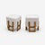 Wood Modernist Italian Ash Wood Stools in White Bouclé, 2000, Set of 2 For Sale - Image 7 of 7