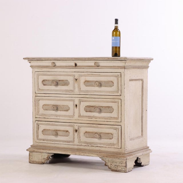 A Dutch Painted Commode, 18th C. For Sale - Image 4 of 7