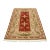 Milas Rug 5'4'' X 6'10'' Red Wool Vintage Tribal Hand-Knotted Oriental Carpet For Sale
