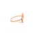 Gold Ruby & Diamond Twin Butterfly Open Cuff Ring Size 5.5 For Sale - Image 8 of 12