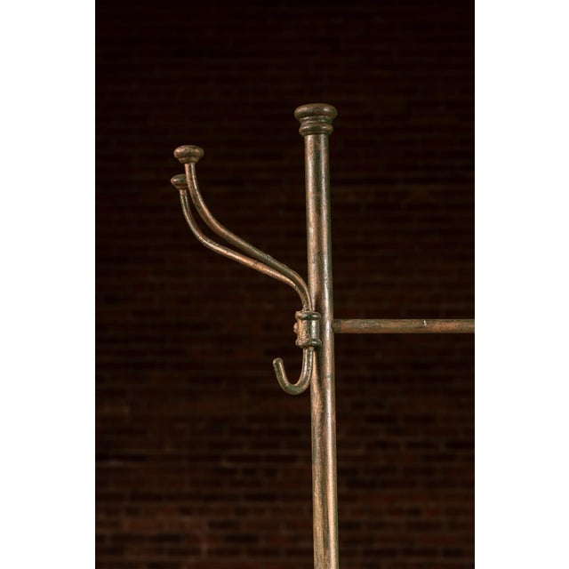 Early 20th Century Industrial Metal Hall Tree For Sale In Chicago - Image 6 of 10