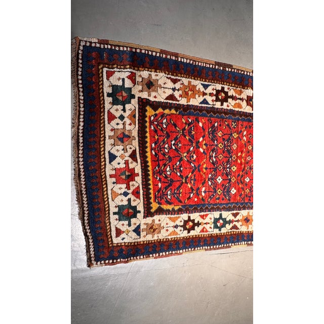 Late 19th Century Antique Kurdish Rug 3'5"x11' For Sale - Image 5 of 9