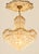 Large Hollywood Regency Crystal Chandelier, Italy, 1965-1975 For Sale - Image 4 of 5