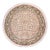 Shabby Chic 1990's Floral Pak-Persian Beige/Green Wool Round Rug- 8'1'' X 8'2'' For Sale