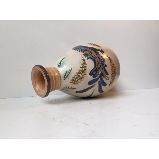 Dragon Ceramic Vase by Terra Danica, 1950s For Sale - Image 6 of 8