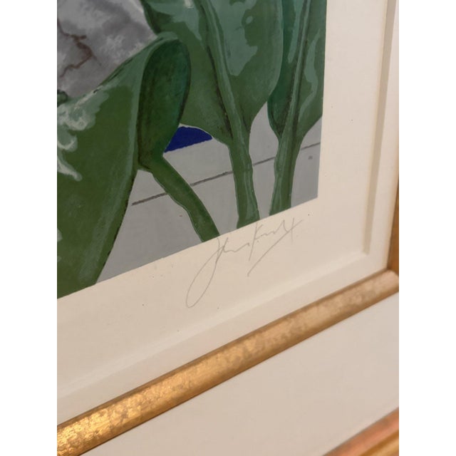 "Jungle Walk" by John Kiraly, a hand-pulled limited edition serigraph published in 1989 by Key West Graphics, Inc. This is...