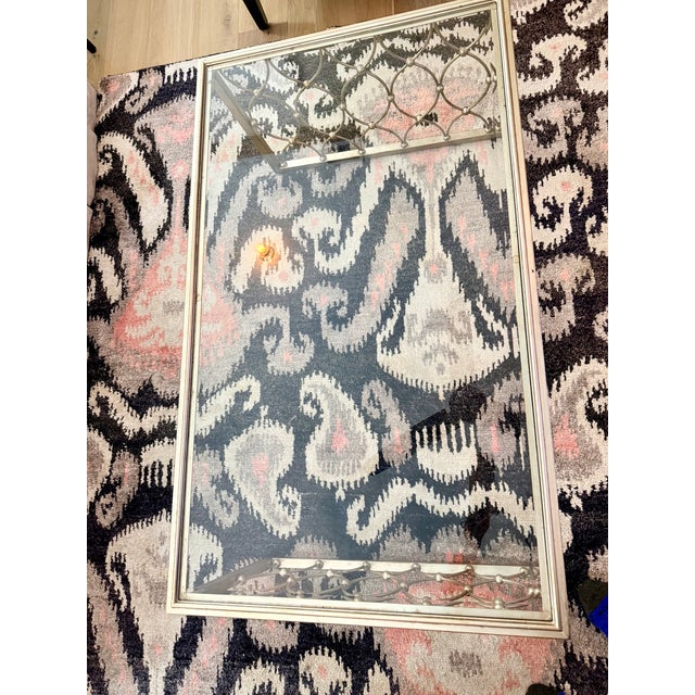 2010s Ethan Allen Attributed Silver Glass Coffee Table For Sale - Image 5 of 8