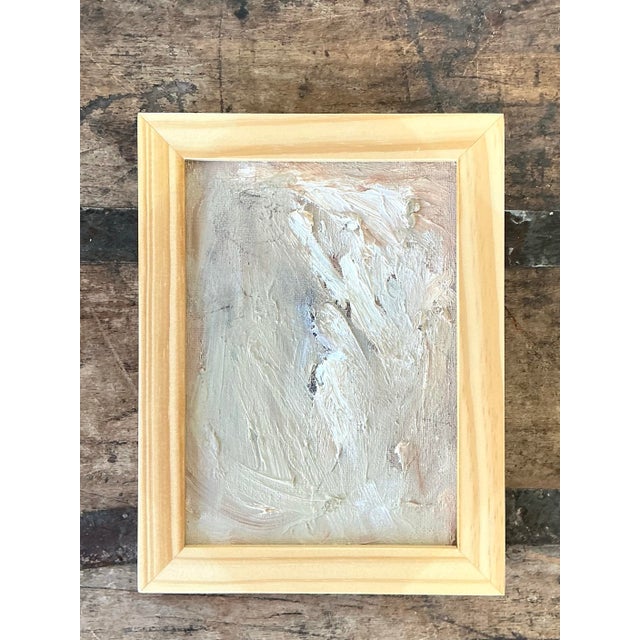 Vintage Original Oil Painting on Board For Sale - Image 9 of 12