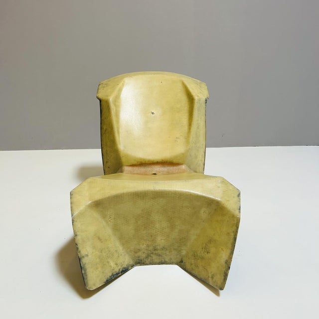 Mid-Century Modern Fiberglass Armchair, 1980s For Sale - Image 3 of 14