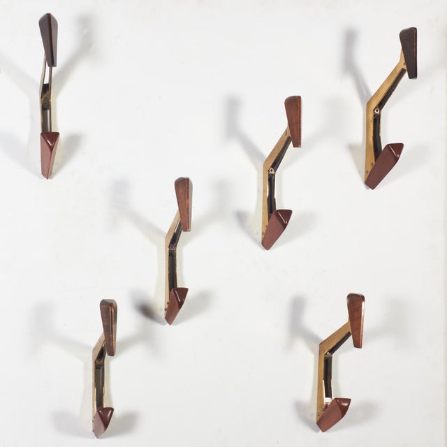 Vintage Azucena Brass Coat Hangers, 1960s, Set of 6 For Sale - Image 12 of 12
