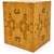 1970s Large Scale Modern Burl Wood Cube Side Table / Pedestal Att. Milo Baughman For Sale - Image 5 of 5