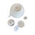 Mid-Century Modern Vintage Block Bidasoa Blanco Spain Porcelain Full Size Coffee Service Set - Set of 3 For Sale - Image 3 of 5