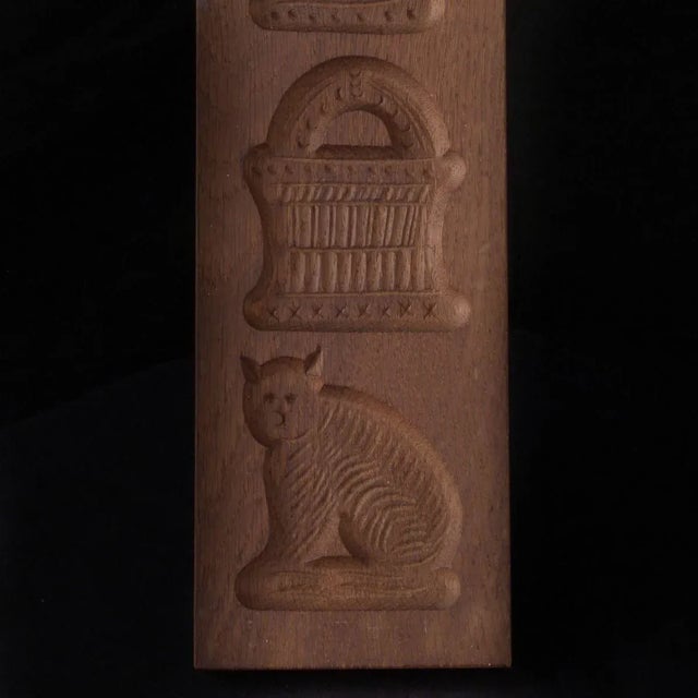 Oak Gingerbread Mould, 1920s For Sale - Image 4 of 5