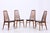 Danish Eva Chairs in Teak by Niels Koefoed, Set of 4 For Sale - Image 3 of 18