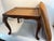 Vintage French Bench With Leather Cushion For Sale - Image 11 of 12